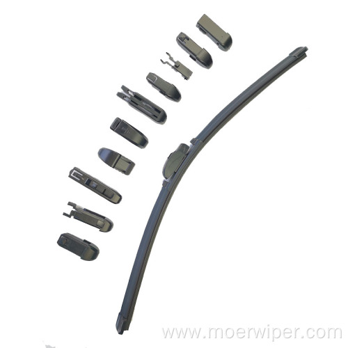 Multi-functional 13 adapters windshield wiper blade